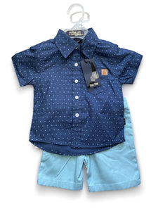 American hawk 2 pc  blue boys set