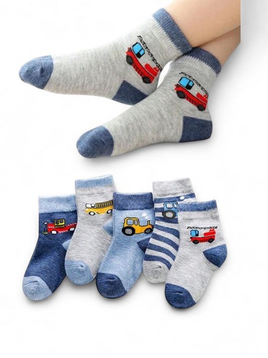 Cars & truck boys socks