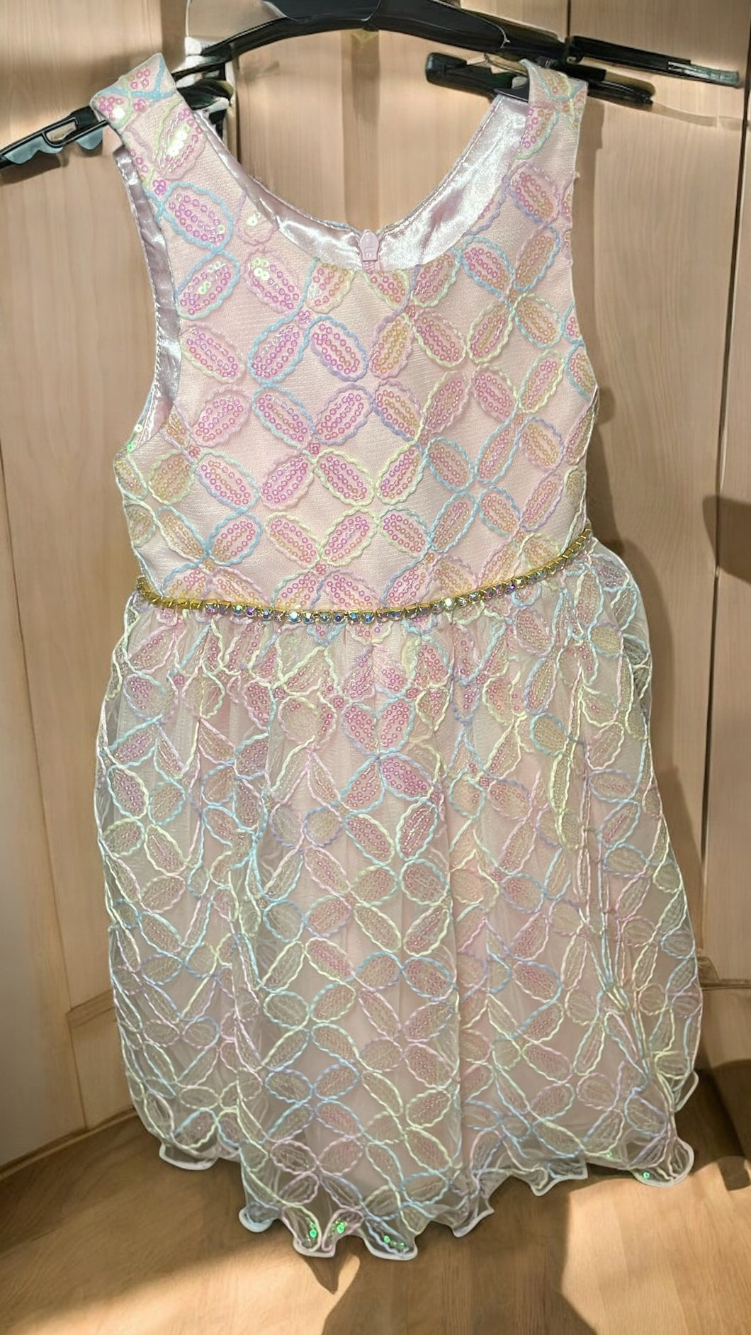 American princess girl dress pink dress 2k5