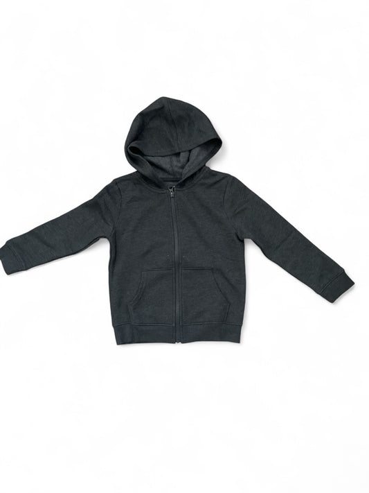 Grey  zip down boys hoodies