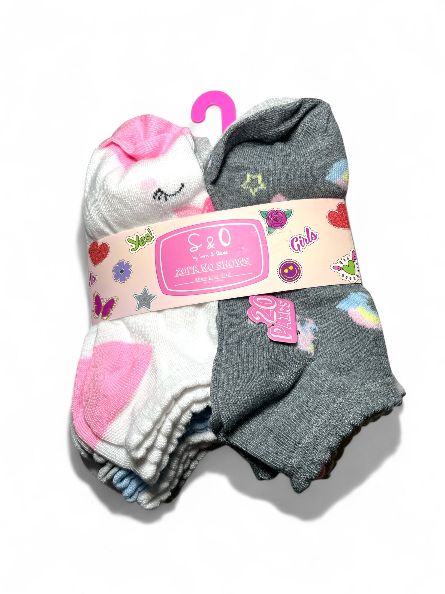 S&O girls 20pk socks