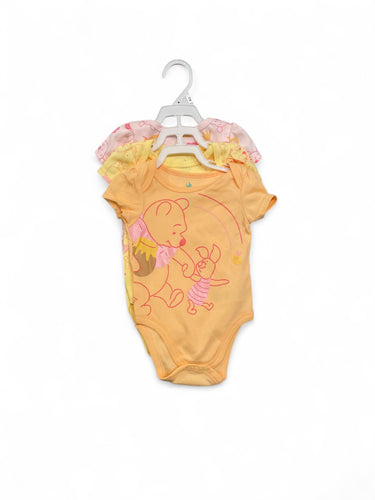 Winnie the Pooh baby girl onesies set