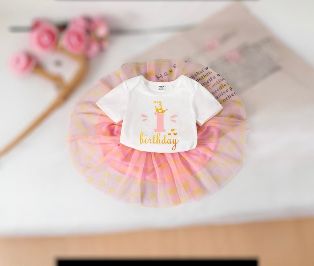 1st birthday  tutu baby set