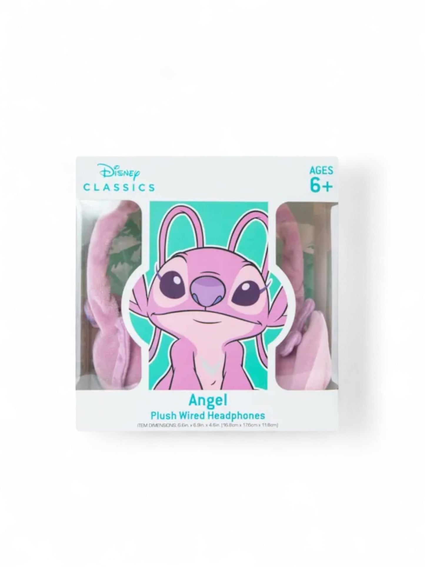Stitch plushy pink headphones