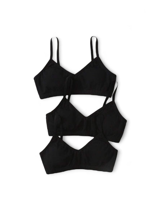 Girls black bralette