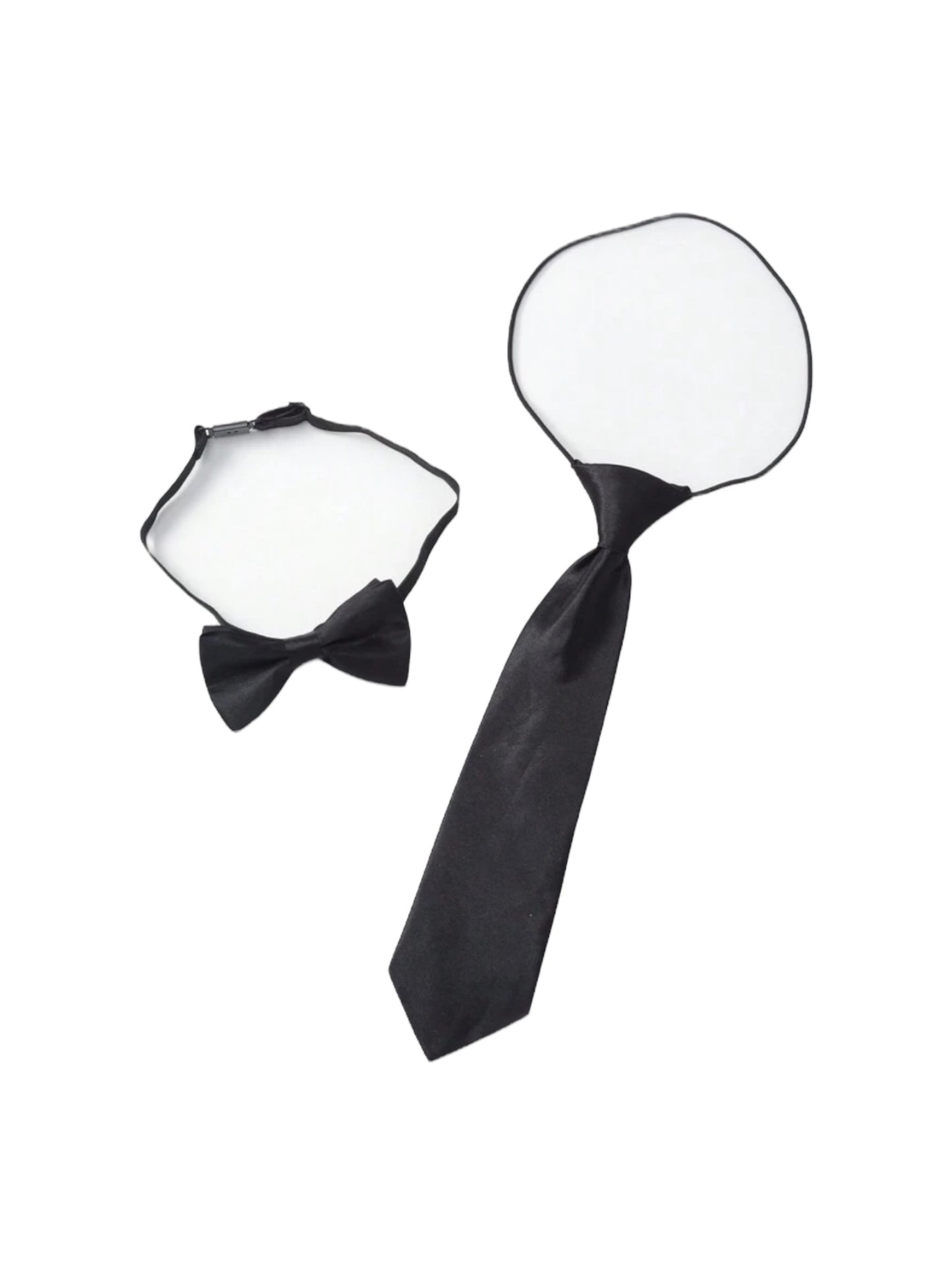 Black necktie & bow tie 2k5