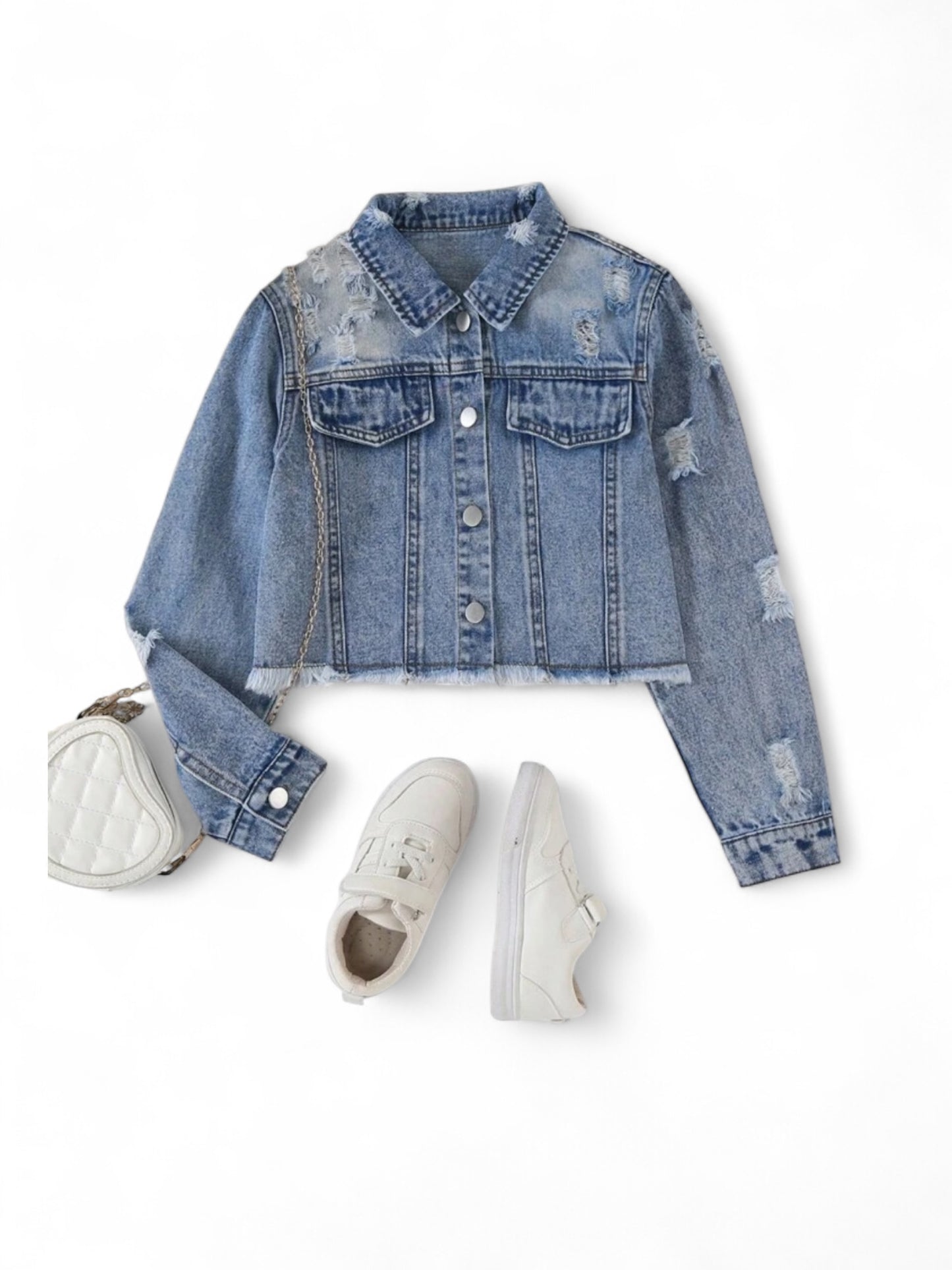 Pre teen girls jeans jacket
