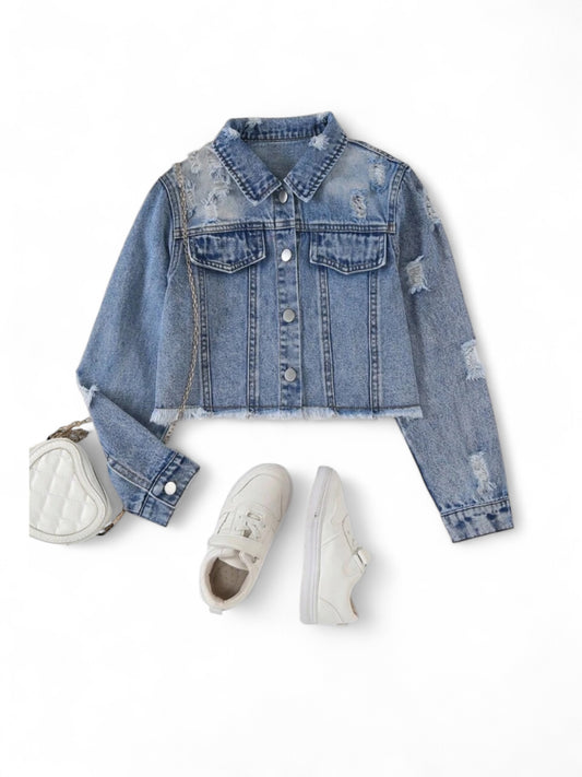 Pre teen girls jeans jacket