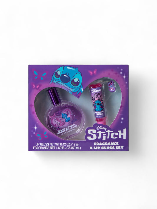 Stitch perfume and lipgloss set