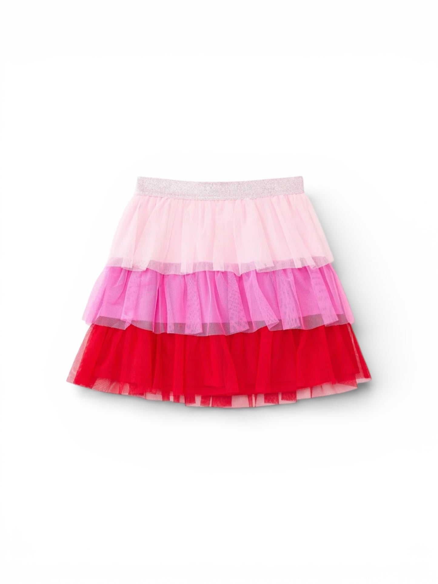 Pink & red tutu girls valentine shirt