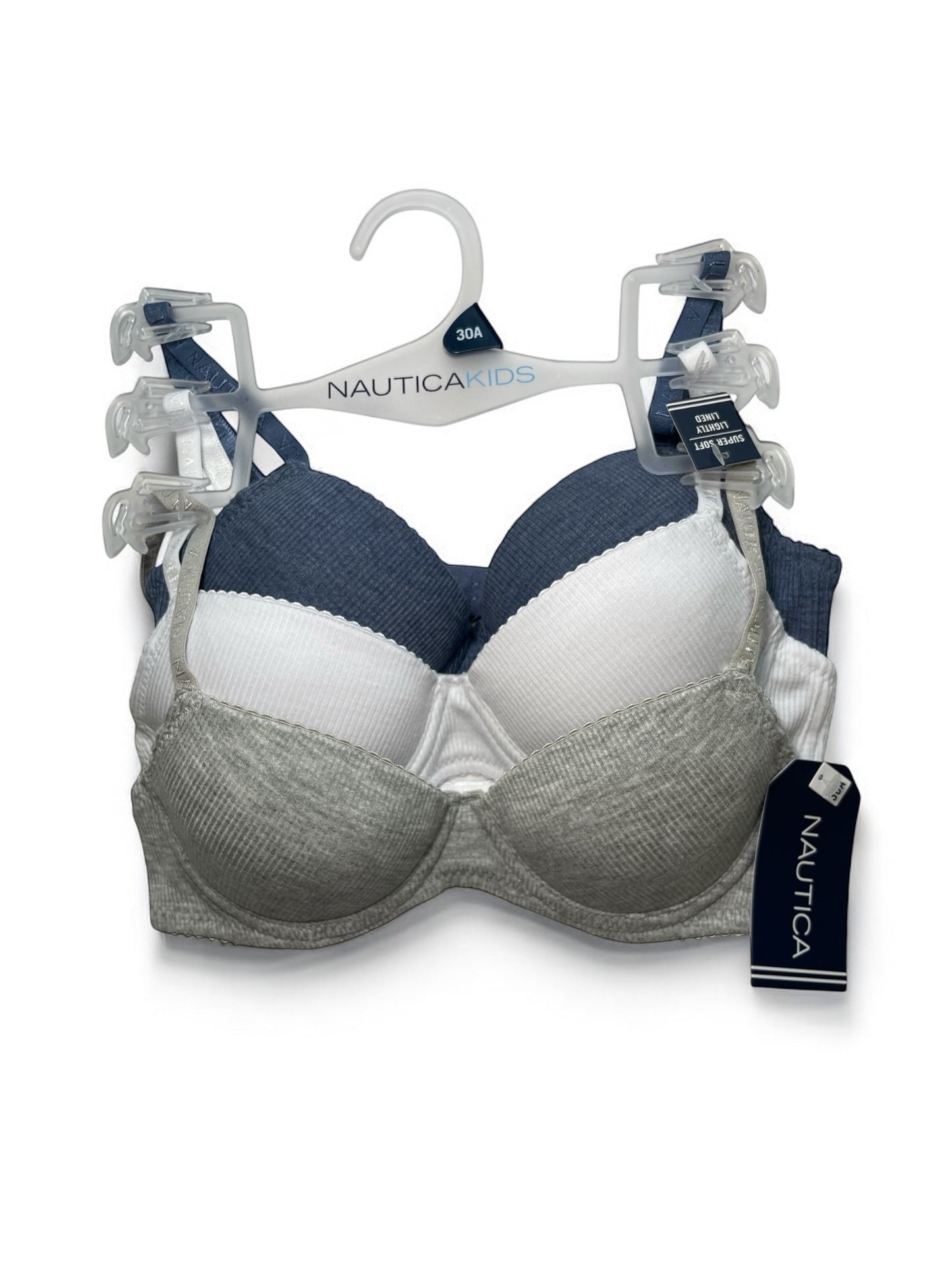 Nautica Kids  -teen bra 3pk