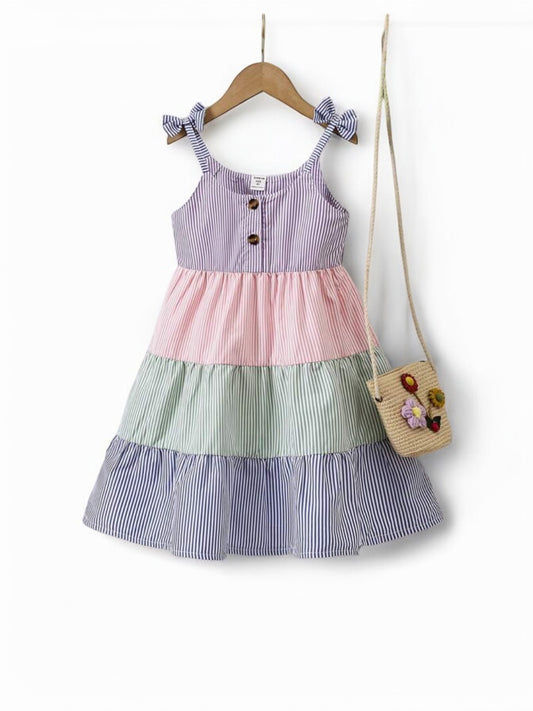 Multicolor Easter girl dress