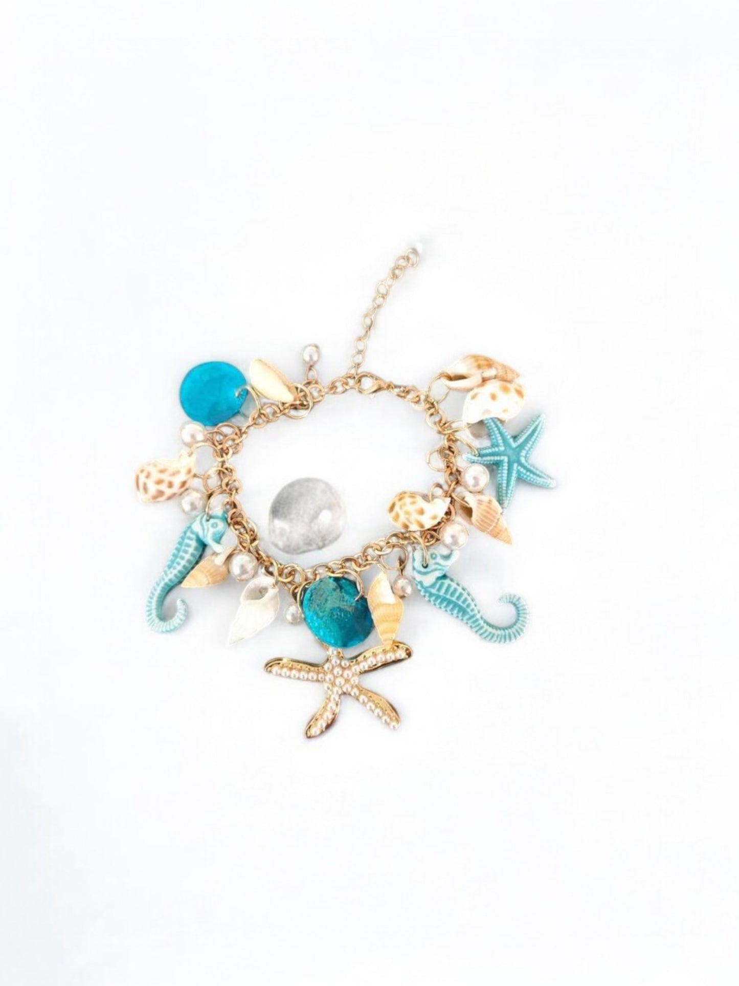 Blue  coral girl bracelet