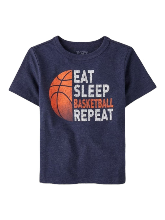 Eat sleep basketball repeat children’s place boy shirt