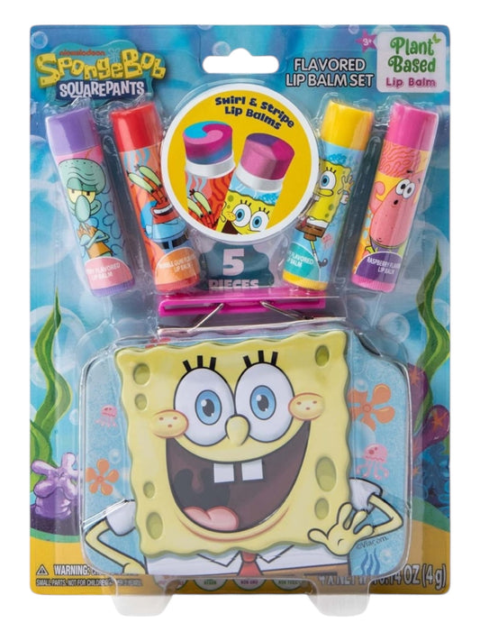 SpongeBob swirl lip-balm set