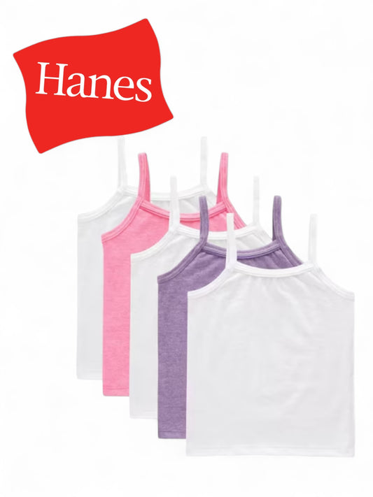 Hanes tank 5pc girls top