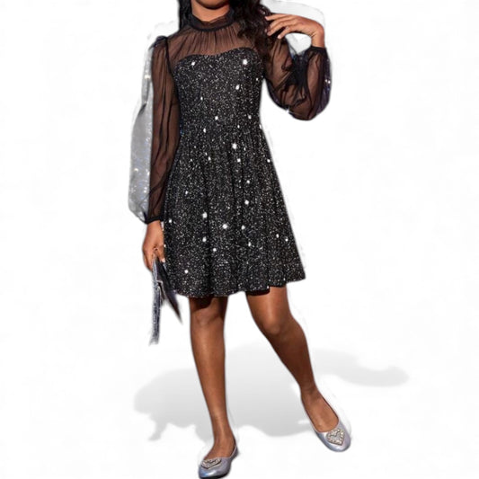Pre teen long sleeve girl dress