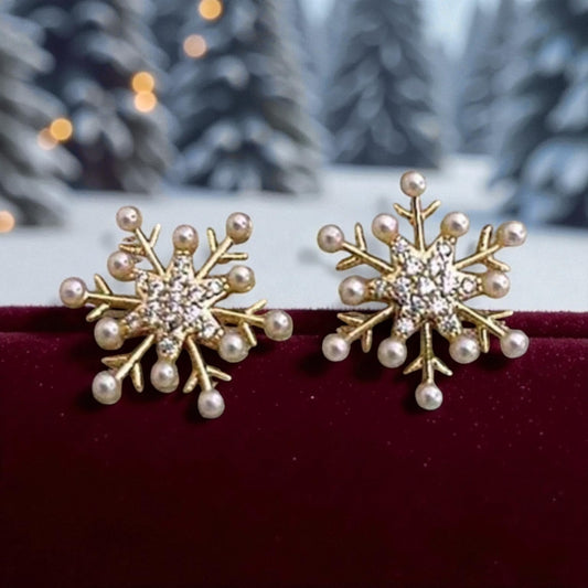 Snow flake earring