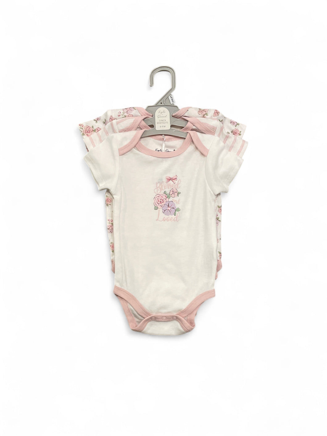 Blessed & loved Kyle & Diana baby onsies set