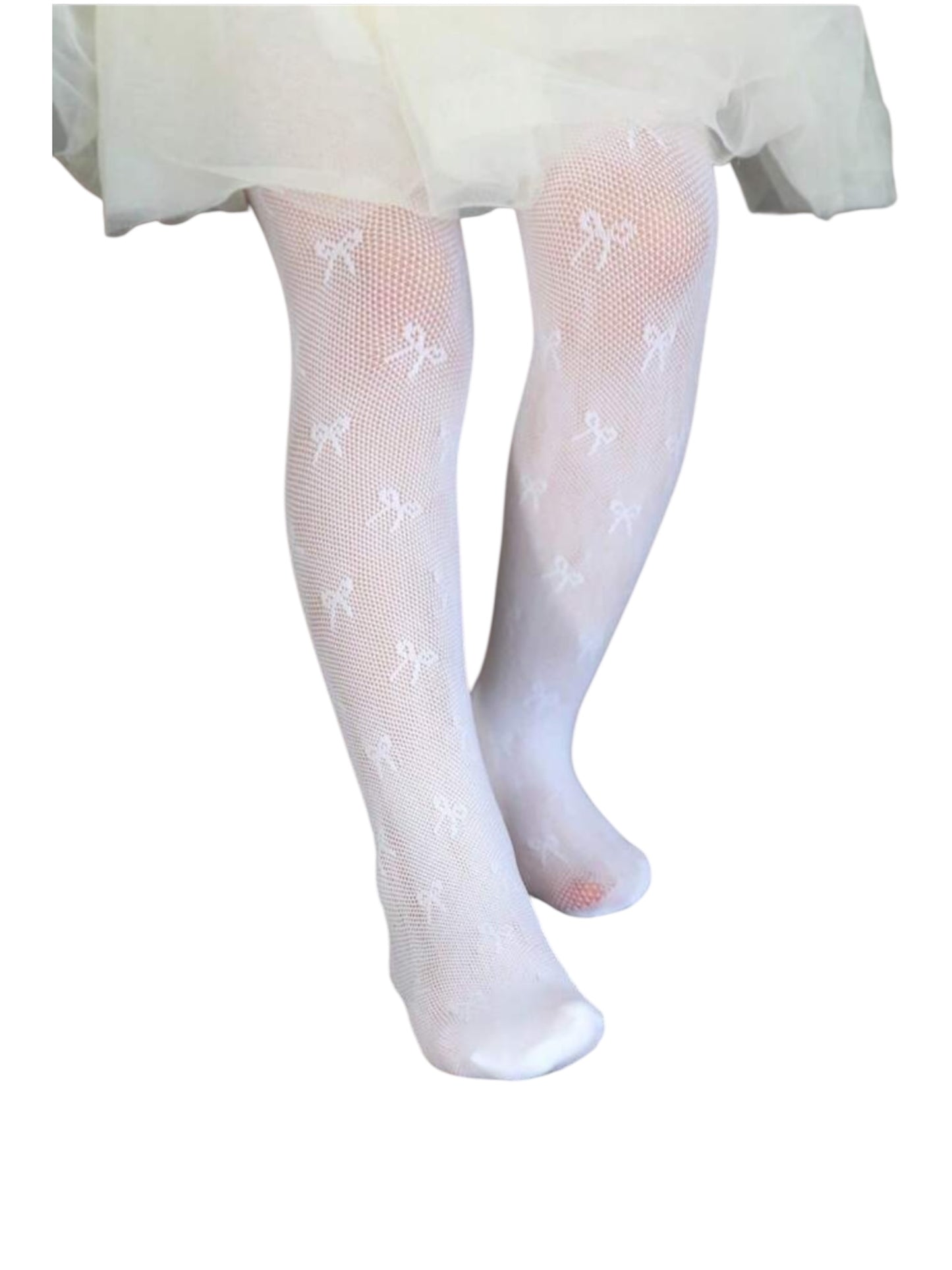 Net bow girls stocking 2k5