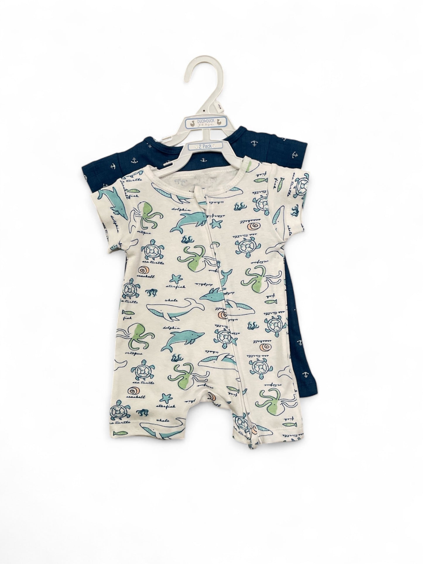 Duck duck 2pc boys jumper onesies set