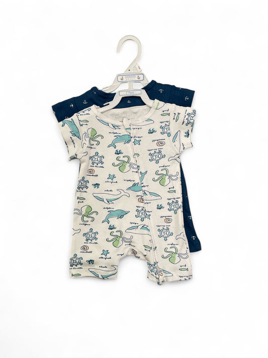 Duck duck 2pc boys jumper onesies set