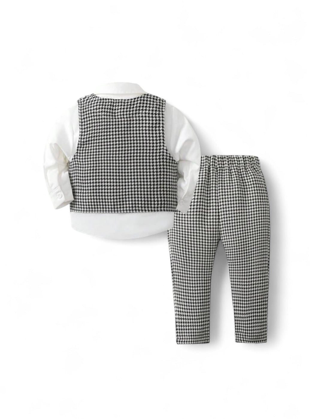 Grey two formal baby set vest set only shirt not included