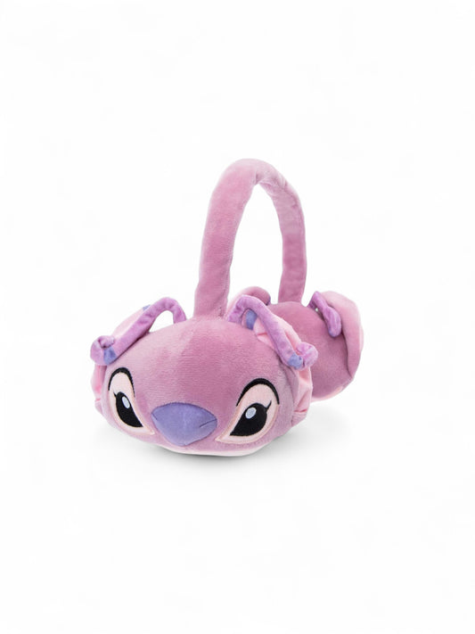 Stitch plushy pink headphones