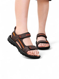 Brown sports boy sandals