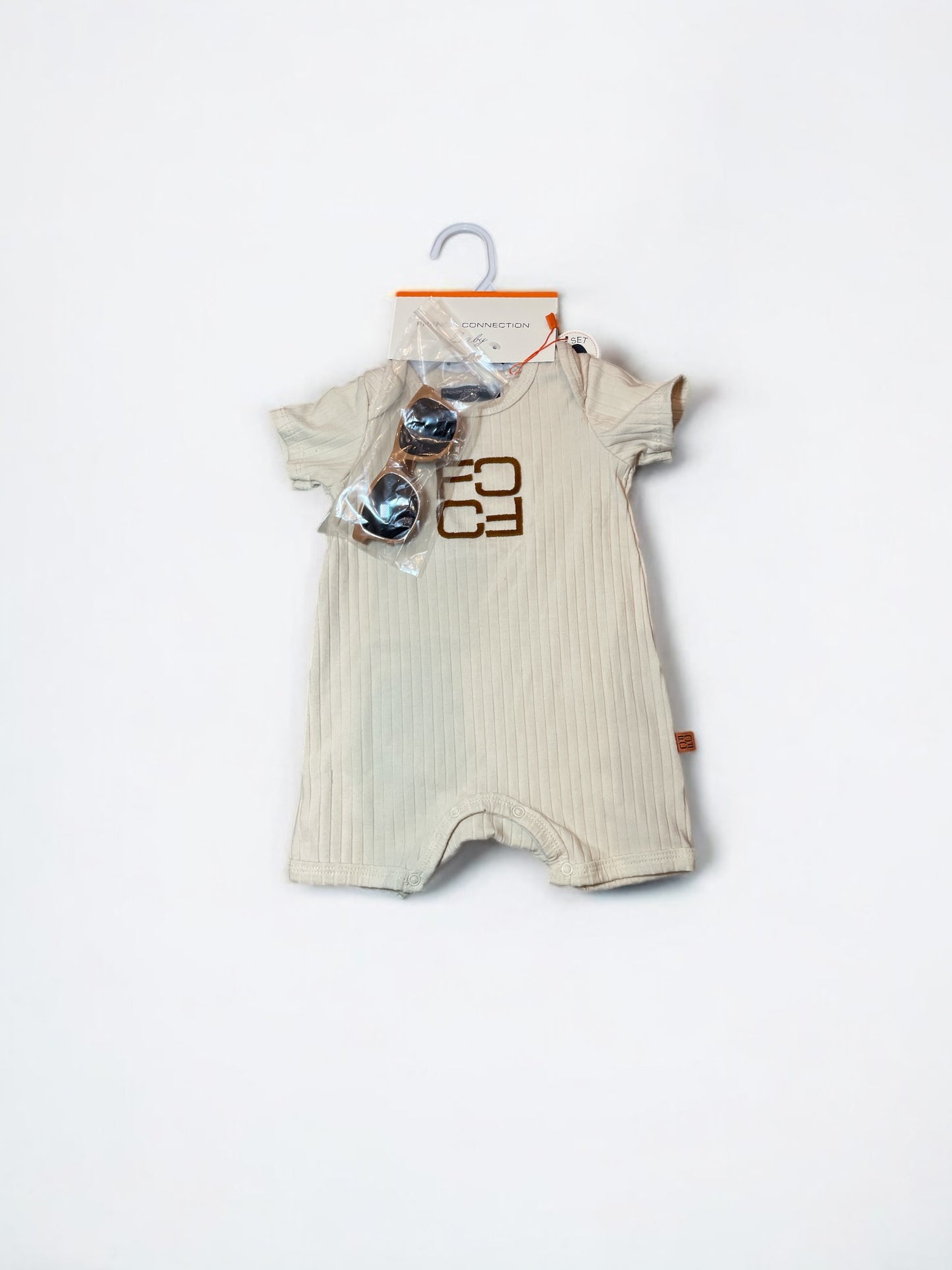 French connection baby set with sunglasses