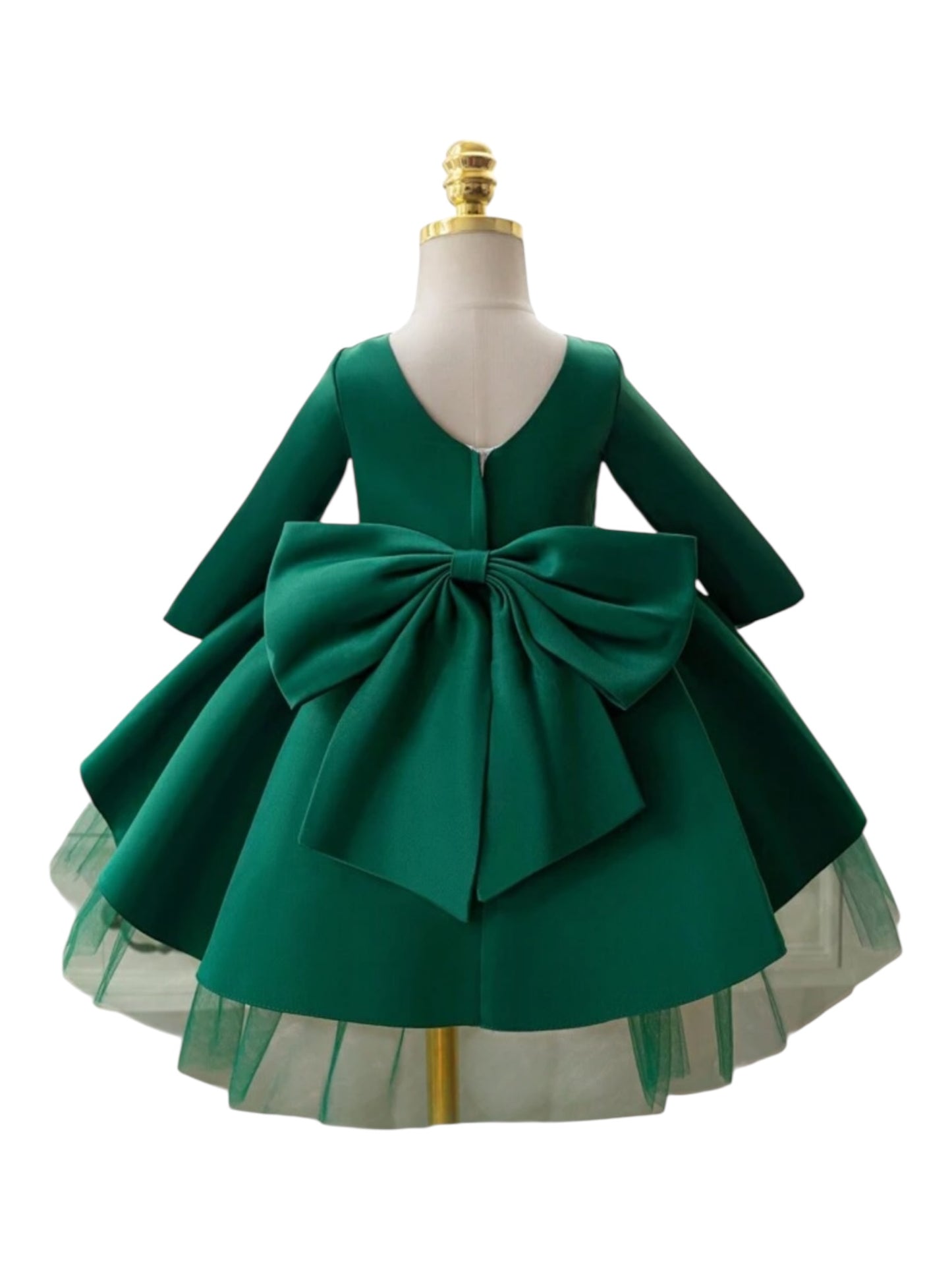 Green girls formal dress 2k5