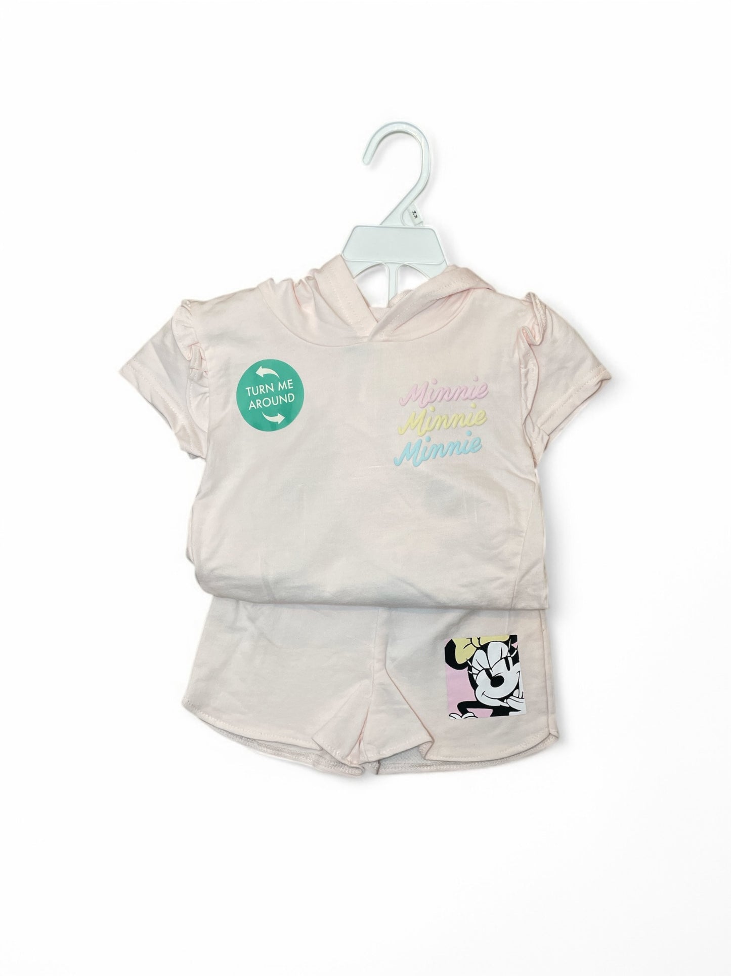 Minnie hoodie 2pc baby set
