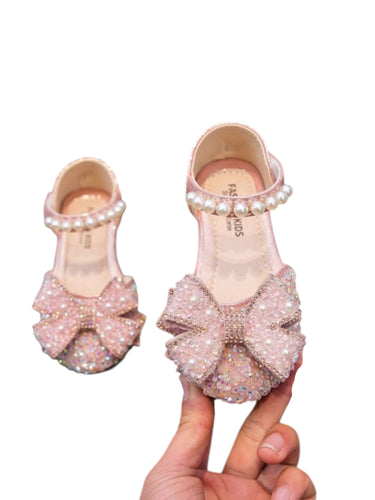 Pink sparkly girls formal shoes 2k5