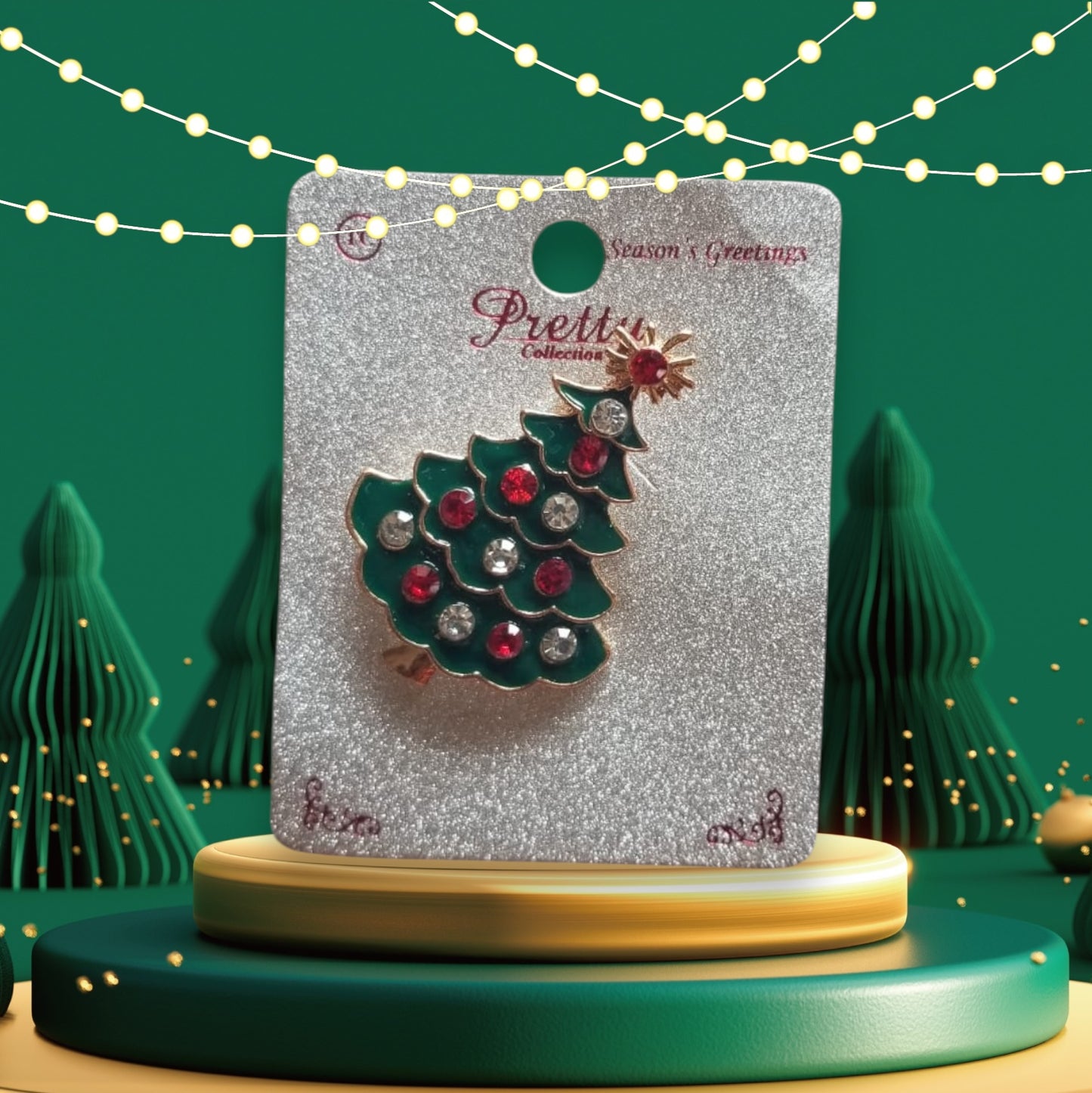 Christmas brooches 2k3