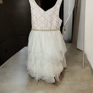 American princess pink & white girl dress 2k5