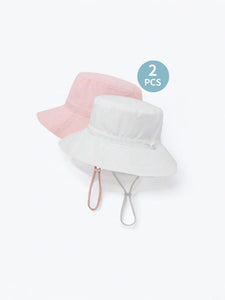 2 pc baby bucket hats