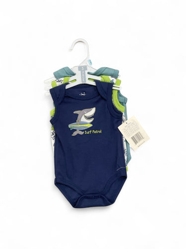 3pk baby boy onesies set surf patrol
