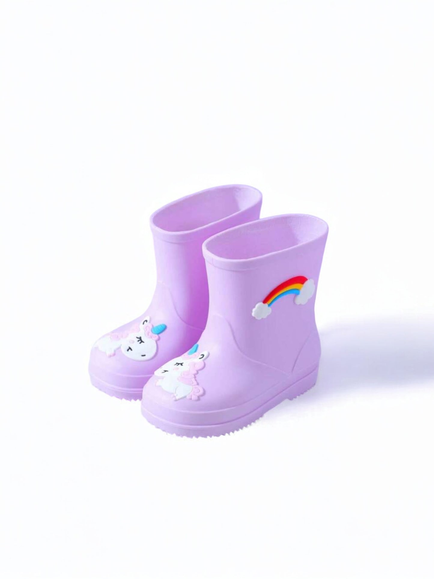 Purple unicorn girl rain-boots