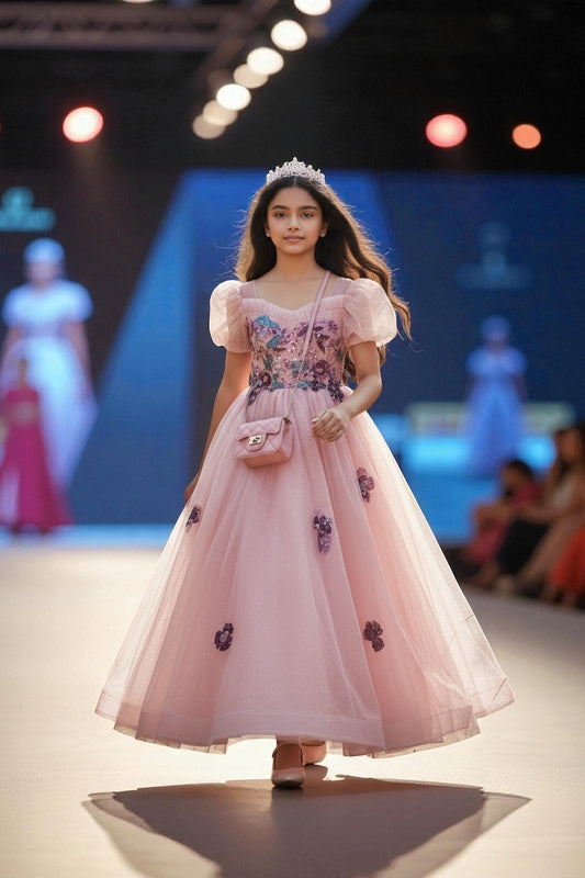 Beautiful princess pre teen girl dress