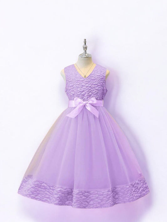 long purple girl formal dress 2k5
