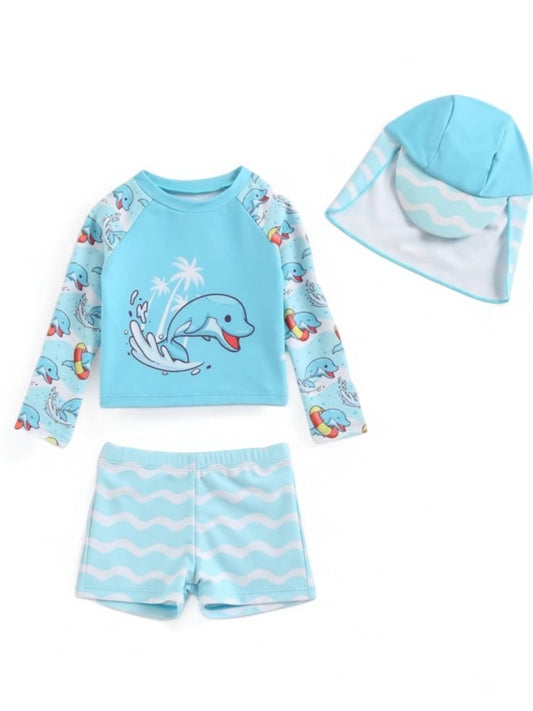 Dolphin baby swimsuit