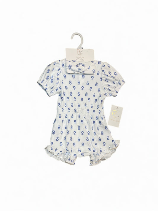 Rachel Zoe 2pc jumper & headband baby set