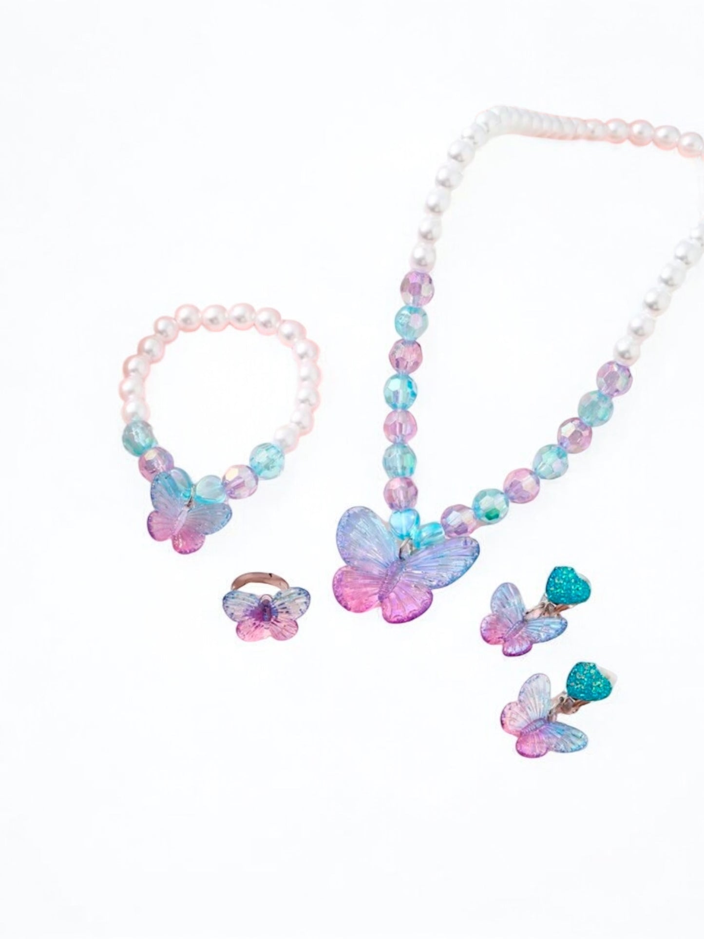 Beach jewelry pearl set