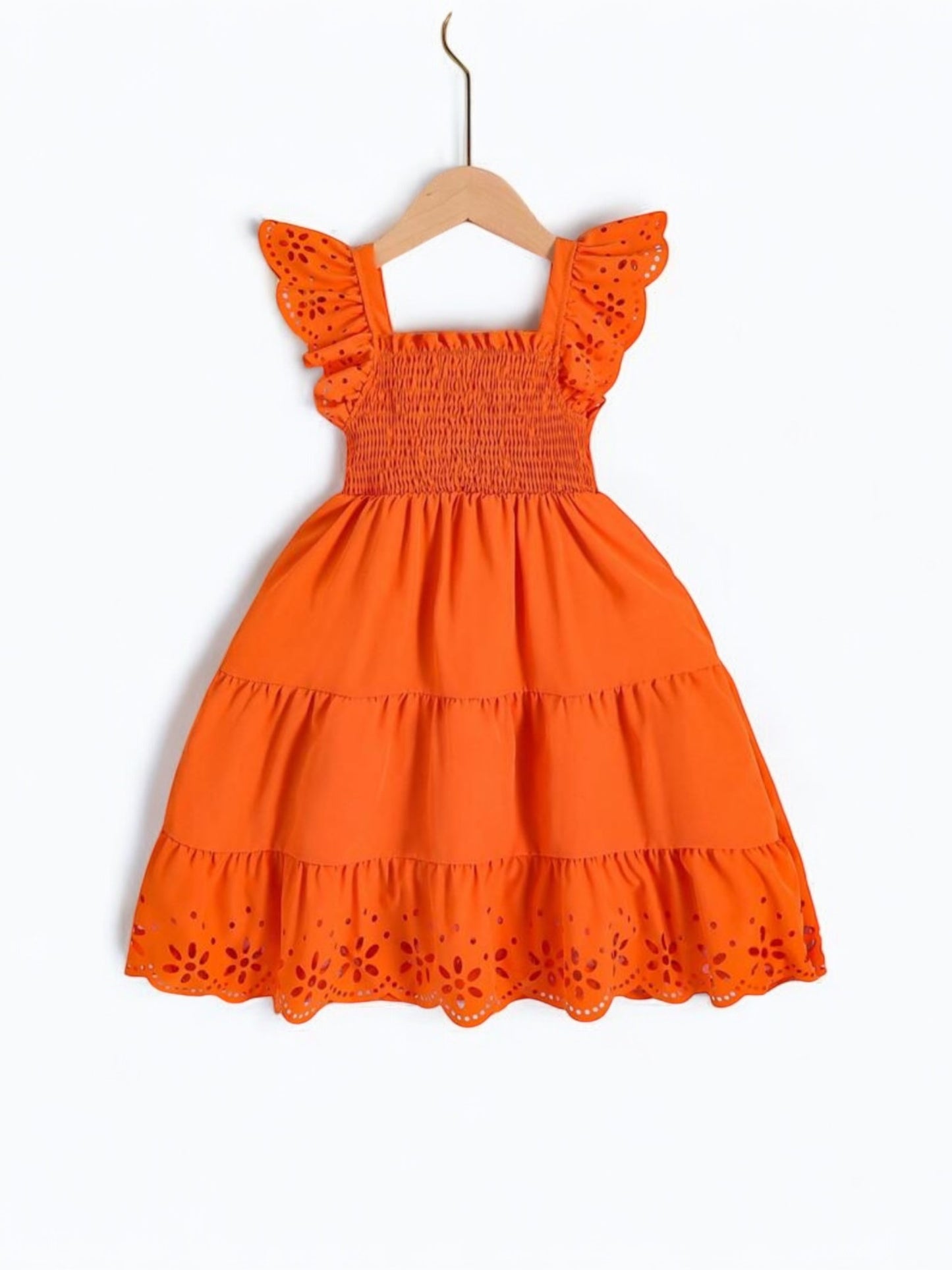 Orange razor girl Dress
