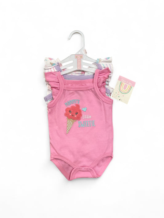Mommy little sweeties onesies set