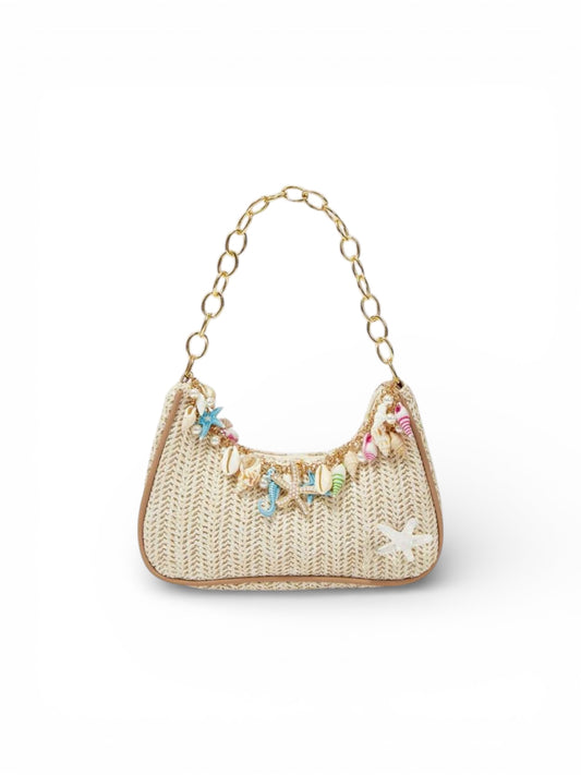 Seashell & star boho purse
