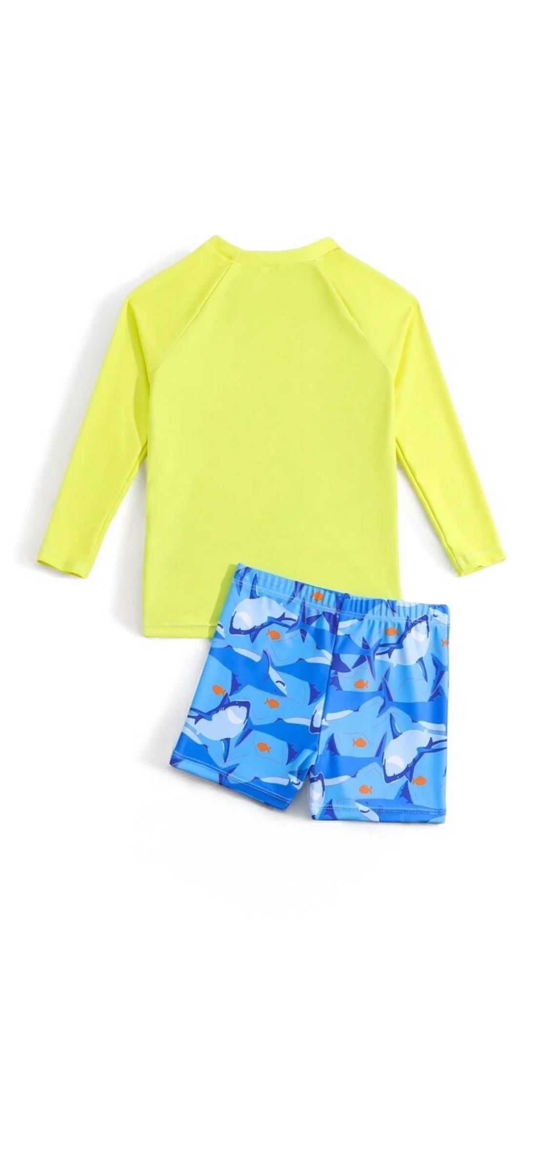 Shark 2pc long sleeve top with pants boy swimsuit