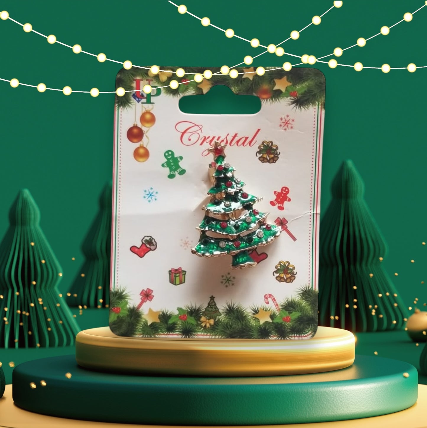 Christmas brooches 2k3