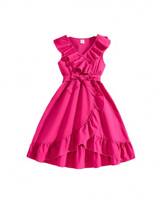 Pink grill razor girl dress