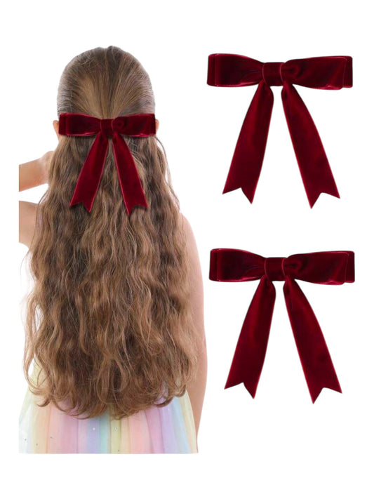Velvet bows